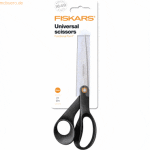 Fiskars Universalschere 21 cm Rechtshänder schwarz