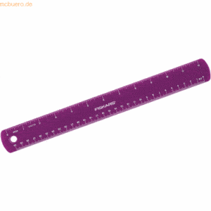 Fiskars Lineal Glitzer lila 30cm/12 Zoll