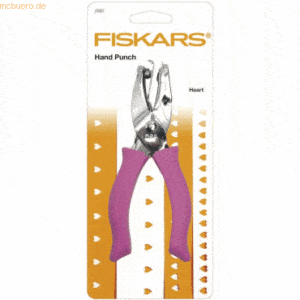 Fiskars Handmotivstanzer 1/4 Zoll Großes Herz