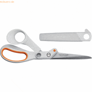 Fiskars Schere Amplify RazorEdge 21cm weiß/orange