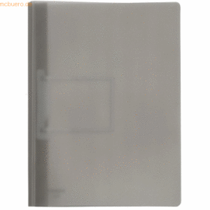 10 x Foldersys Multihefter A4 PP U-Clip/Heftzunge transluzent rauchtop