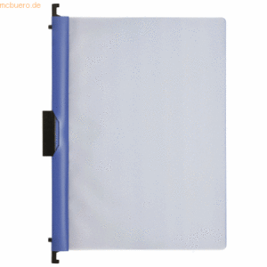 10 x Foldersys Combi-Clip-Mappe A4 PP transluzent blau