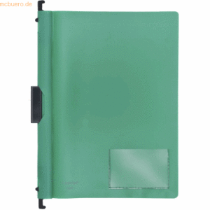 10 x Foldersys Combi-Clip-Mappe A4 PP vollfarbig grün
