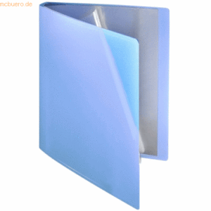 Foldersys Sichtbuch flexibel A4 20 Hüllen PP blau transparent