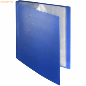 Foldersys Sichtbuch flexibel A4 50 Hüllen PP blau