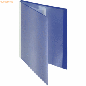 Foldersys Präsentations-Sichtbuch A4 20 Hüllen A4 PP blau