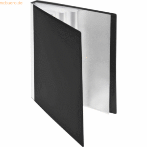 Foldersys Sichtbuch A4 40 Hüllen Rückentasche PP neutral schwarz