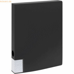 10 x Foldersys Dokumentenbox A4 PP 35mm vollfarbig schwarz