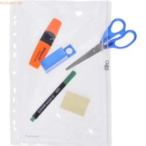 Foldersys Gleitverschlusstasche 305x213mm (keine A4 Blätter) PVC mit L
