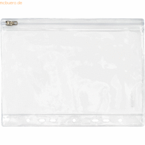 10 x Foldersys Gleitverschlusstasche 210x156mm (keine A5 Blätter) PVC