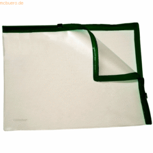 10 x Foldersys Gleitverschlusstasche A4 PVC mit 2 Plastikzips Zipp sch
