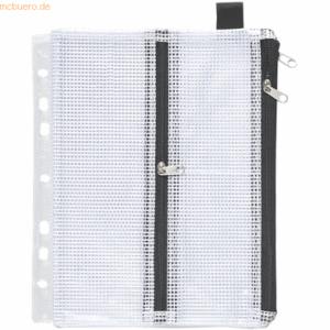 10 x Foldersys Sammelbeutel A4 PVC klar gewebeverstärkt mit Abheftrand