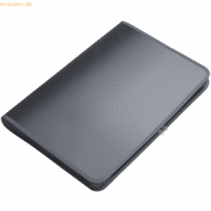 Foldersys Reißverschluss-Tasche A3 PP antrazit transluzent Zip grau