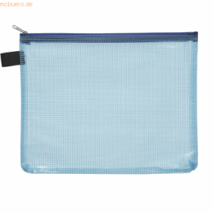 Foldersys Reißverschlusstasche A5 PVC blau
