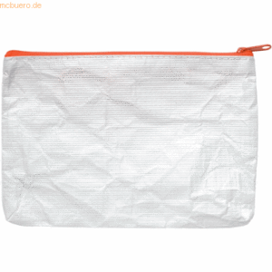 Foldersys Reißverschlusstasche A6 PE-Vlies orange