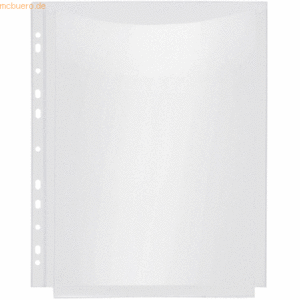 Foldersys Prospekthülle Combi A4 20mm-Falte (volle Höhe) transparent