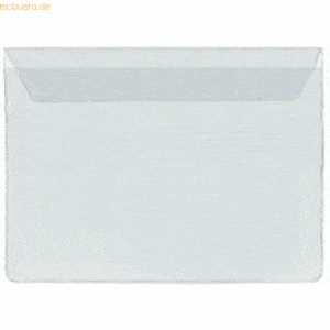 10 x Foldersys Plakattasche A4 quer PVC selbstklebend transparent