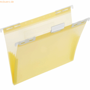 Foldersys Hängemappe A4 PP gelb transluzent