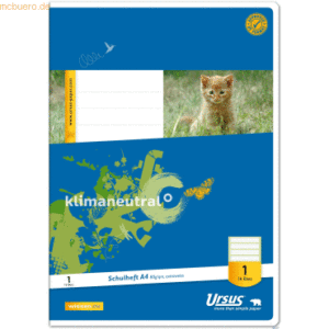 10 x Format-X Schulheft A4 Lineatur 1 1.Schuljahr 16 Blatt