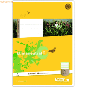 10 x Format-X Schulheft A4 Lineatur 1 32 Blatt