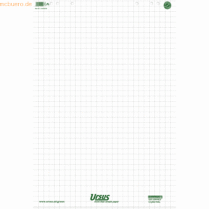 Ursus Flipchartblöcke 68x99cm RC kariert 20 Blatt