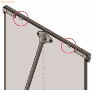 Franken Blockhalter für EL-FC VE=2 Stück Blockhalter-Zapfen