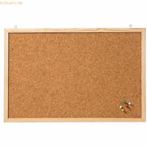 Franken Korktafel Memoboard 60x100 cm Braun