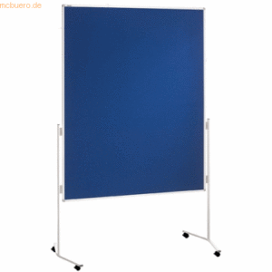 Franken Moderationstafel Eco 120x150 cm blau Filz blau Filz