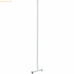 Franken Einzelsäule mit Standardfuß Höhe 160 cm grau