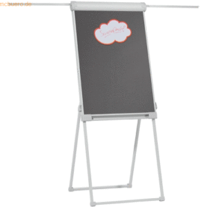 Franken Moderationstafel Deluxe 67x95cm grau Filz