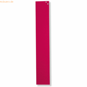 Franken Glasmagnettafel 10x60cm rot