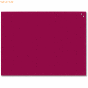 Franken Glasmagnettafel 60x80cm rot