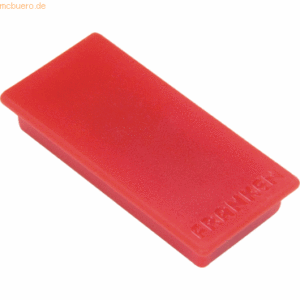 Franken Haftmagnet 23x50mm rot VE=10 Stück