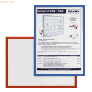 Franken Dokumentenhalter magnetisch A3 rot