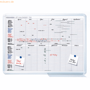 Franken JetKalender 710 24 Projekte / Personen Jahresübersicht 90 cmx6