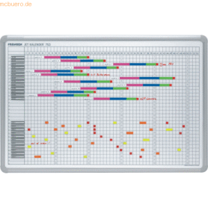 Franken Whiteboard Jahreskalender über 53 Kalenderwochen 60x90 cm