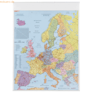 Franken Europakarte Tafel beschreibbar 1:3.600.000 137 cmx97 cm