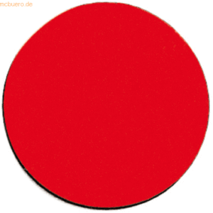 Franken Magnetsymbole Kreis 10mm VE=50 Stück rot