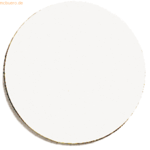 Franken Magnetsymbole Kreis 10mm VE=50 Stück weiß