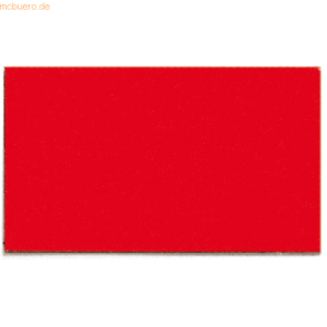 Franken Magnetsymbole Rechteck 10x20mm VE=56 Stück rot