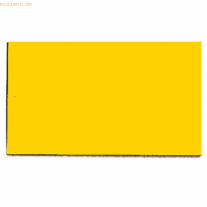 Franken Magnetsymbole Rechteck 10x20mm VE=56 Stück gelb