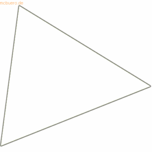 Franken Magnetsymbole Dreieck 10x10mm VE=180 Stück weiß