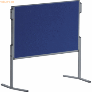 Franken Moderationstafel Klappbar Pro 120x150cm Filz blau