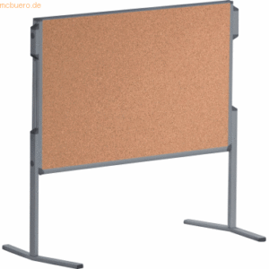 Franken Moderationstafel Klappbar Pro 120x150cm Kork braun