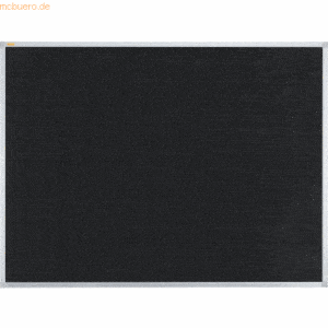 Franken Filz-Notiztafel X-tra!Line Aluminium 150x100cm schwarz