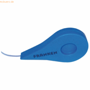 Franken Einteilungsband 4mm x 10m selbstklebend graublau