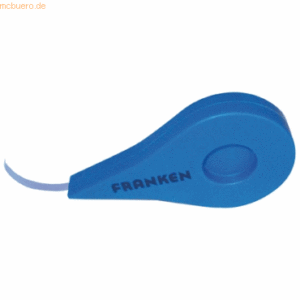 Franken Einteilungsband 8mm x 10m selbstklebend graublau