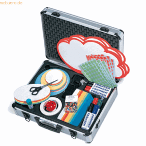 Franken Moderations-Koffer Kompakt Grundausstattung Aluminiumkoffer