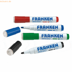 Franken Tafelschreiber KombiMarker 1-3mm farblich sortiert 4 Stück