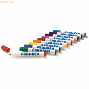 Franken Tafelschreiber nachfüllbar 2-6mm farblich sortiert 10 Stück